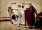 Old fashioned photography camera