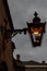 The old-fashioned street lamp, London, England