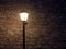 Old fashioned street light