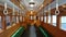 Old-fashioned train interior photos, That still looks attractive