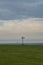 Old Fashioned Windmill along the horizon of a North Dakota Prairie