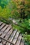 Old fashioned wood stairs