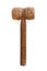 Old fashioned wooden hammer