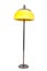 Old-fashioned yellow lamp