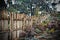 Old fence in the Australian bush