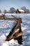 Old Fence and Cabin at Valley Forge National Park