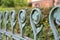 An old fence in Karlovy Vary