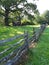 Old fence scenery of yesteryear