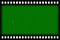 Old film stripes effect - green screen