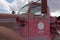 Old fire truck abandonned near Page, Arizona