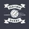 Old Firm Derby Of Glasgow, United Kingdom, Scotland. Football Or Soccer Logo Label Emblem Tee Print Design With Old