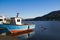 Old fishing boat on Loch Portree on the Isle of Skye