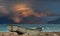 Old fishing boat at the Red sea