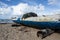 Old fishing canoe docked at Boca do Rio beach