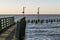 The old fishing pier at Sunset Cove