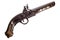 Old flintlock pistol