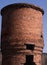 An old former water tower. Close up.