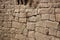 Old Fort Rock Stone Big Wall texture For Background Dirty Old Classic Wall pattern Stock Photograph
