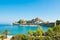 The Old Fortress of Corfu seen from the shore. Greece