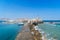 Old fortress in Naoussa, Paros island