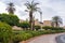 old fortress wall with gate, Authentic details traditional Moroccan architecture, ancient medieval buildings, African Travel