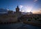 The old fortress walls of the city of Victoria Rabat. The island of Gozo. Malta.