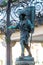 Old fountain with a human figure of a water-bearer, Zurich, Switzerland