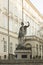 Old fountain with statue goddess of sea Amphitrite, Lviv, Ukraine