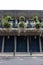 Old French Quarter New Orleans Building with a Balcony Decorated with Green Plants