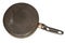 Old frying pan of peltre, back side