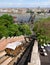 Old funicular train in Budapest