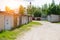 Old garage cooperative, Row of garage gates