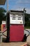 Old gas pump