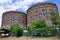 Old gasometers in Vienna, Austria