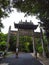 old gate go ching shan monastery  old Chinese building in hongkong tuen mun