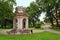 Old Gazebo in the Park Kronvalda. Riga, Latvia