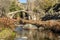 Old Genoese bridge in the Tartagine valley in Corsica