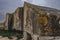 Old german bunkers at Utah Beach, France.