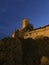 Old german Wartburg castle of Eisenach illuminated at night