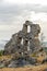 Old Gessopalena town public archeological site of the old medieval village in gypsum stone in Majella mountains