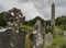 Old Glendalough Cemetery in Ireland.