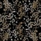 Old Gold Leaves Background Pattern Seamless
