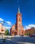 Old gothic church in Niemcza