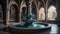 An old gothic fountain in the center of the dungeon, which is rumored to grant wishes and heal illnesses.