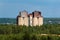 Old grain elevators at a flour milling plant, Russia