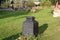 The old grave of the peasant Pavel Trunov at the Church of the Nativity of the Most Holy Theotokos in the village of Prechistom, Y