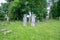 Old graves at The biggest Mennonite Cemetery in north of Poland.