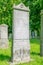 Old graves at The biggest Mennonite Cemetery in north of Poland.