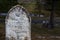 Old gravestone with  Father on it