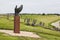 Old gravestones of the lost village Oterdum, Holland